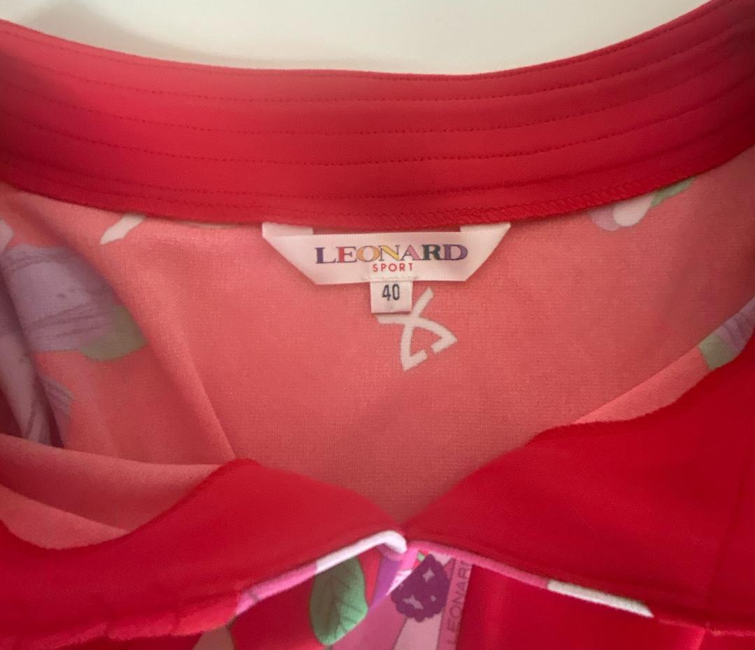 ⭐︎LEONARD⭐︎花柄 五分袖チュニック 40（L）