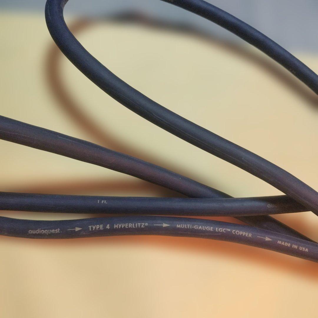 AudioQuest Type4 HYPERLITZ LGC銅線 2.5mペア