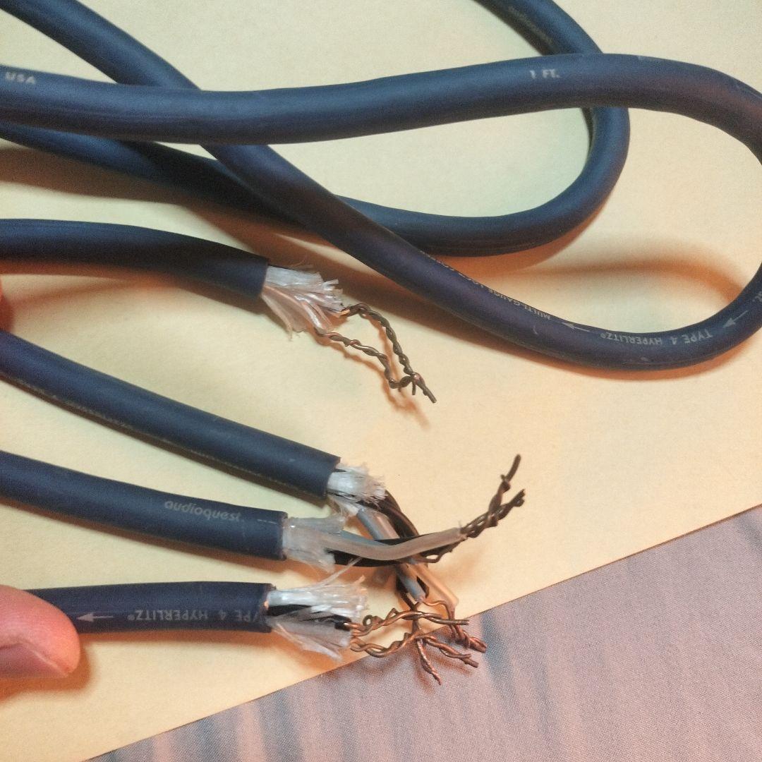 AudioQuest Type4 HYPERLITZ LGC銅線 2.5mペア