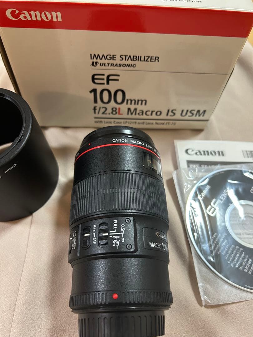 【美品】Canon EF 100mm f/2.8L IS USM マクロレンズ