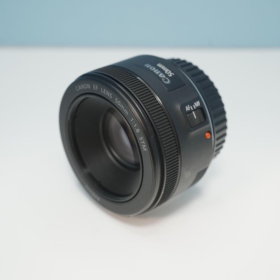 Canon純正 50mm F1.8 STM 標準レンズ 美品 a4940