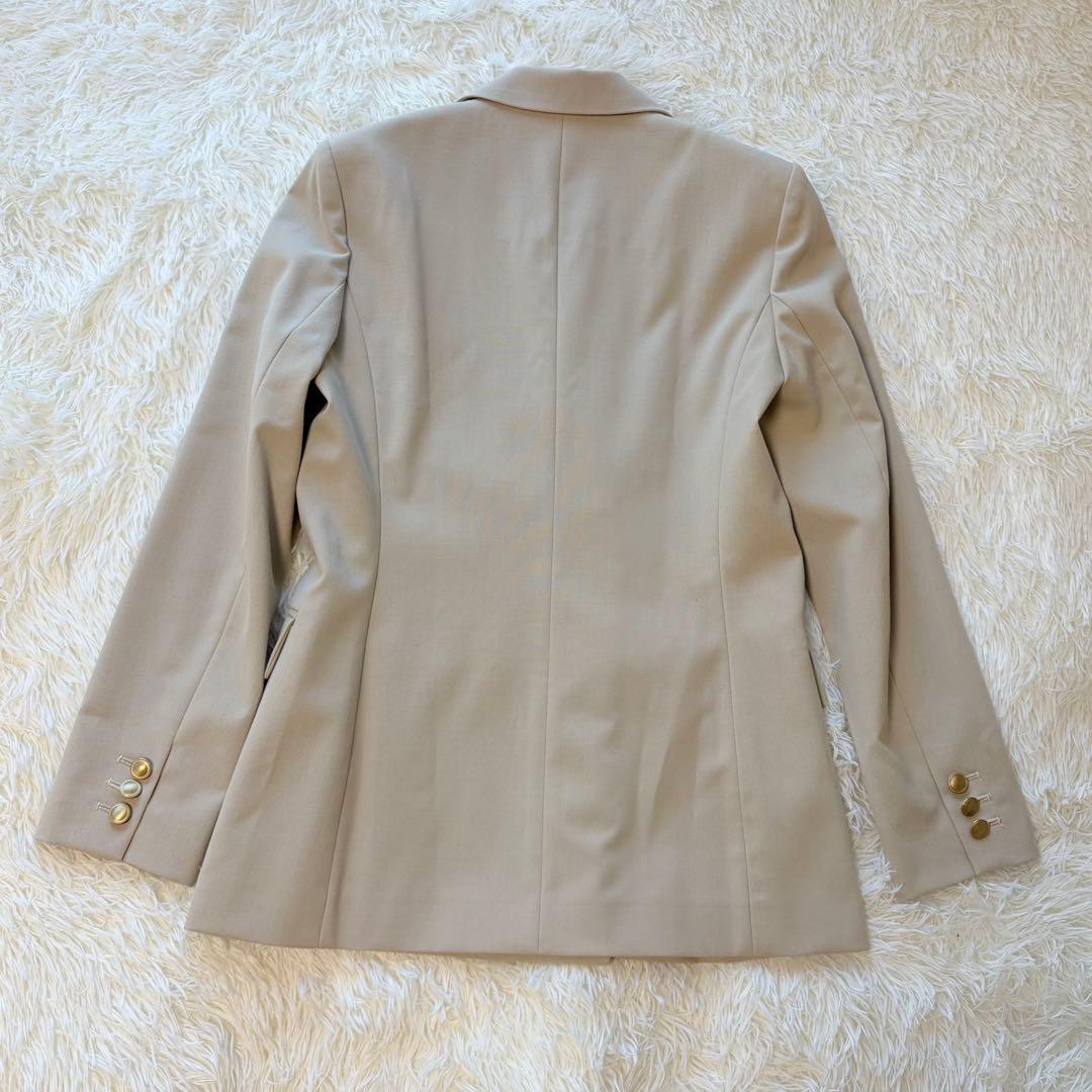 美品　ANAYI アナイ オックス ストレッチ ダブル ジャケット　ベージュ