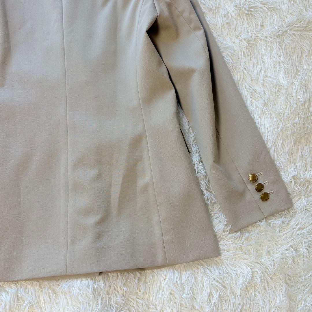 美品　ANAYI アナイ オックス ストレッチ ダブル ジャケット　ベージュ