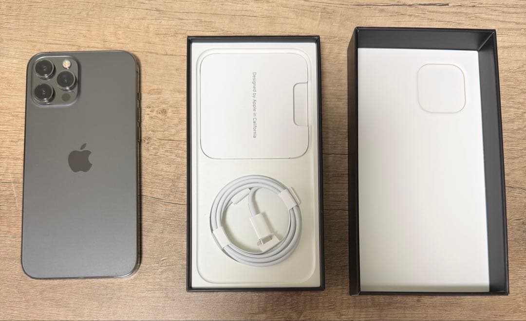 Apple iPhone 12PROMAX 128GB ブラック 本体