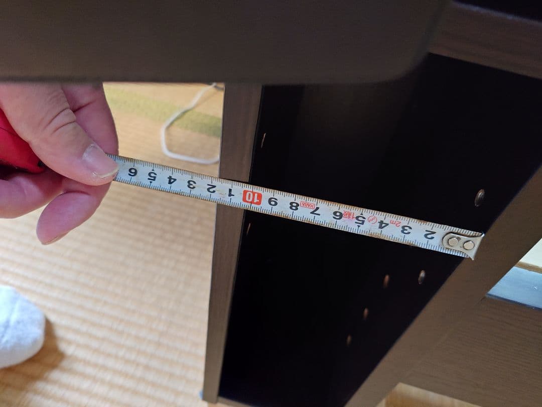 ニトリ木製ダブルベッドフレーム ダークブラウン　直接受取り限定　大阪府南部