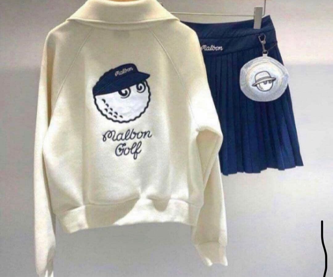 Ｍ　クリーム　マルボンゴルフ MALBON GOLF ウエア