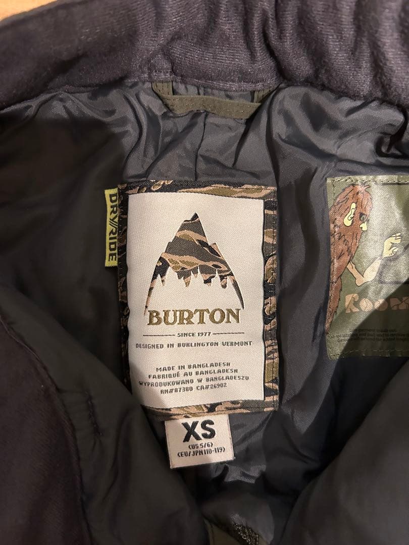 BURTON 子供用スノーボードウェアセット 5/6