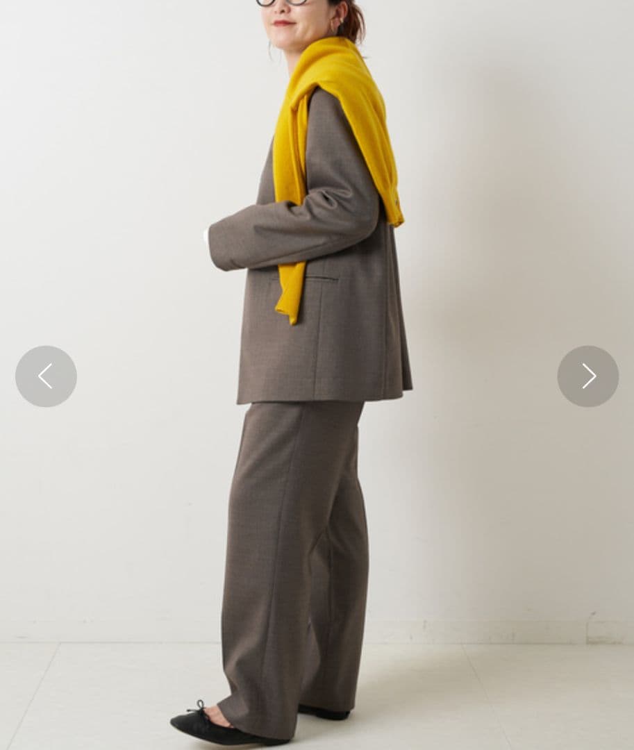 【Spick & Span】24AW　コートの重ね着も◎　ジャケット　36