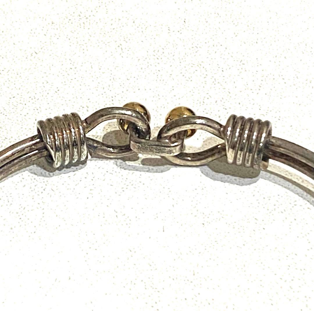 鑑定済 TIFFANY ティファニー ダブルループバングル