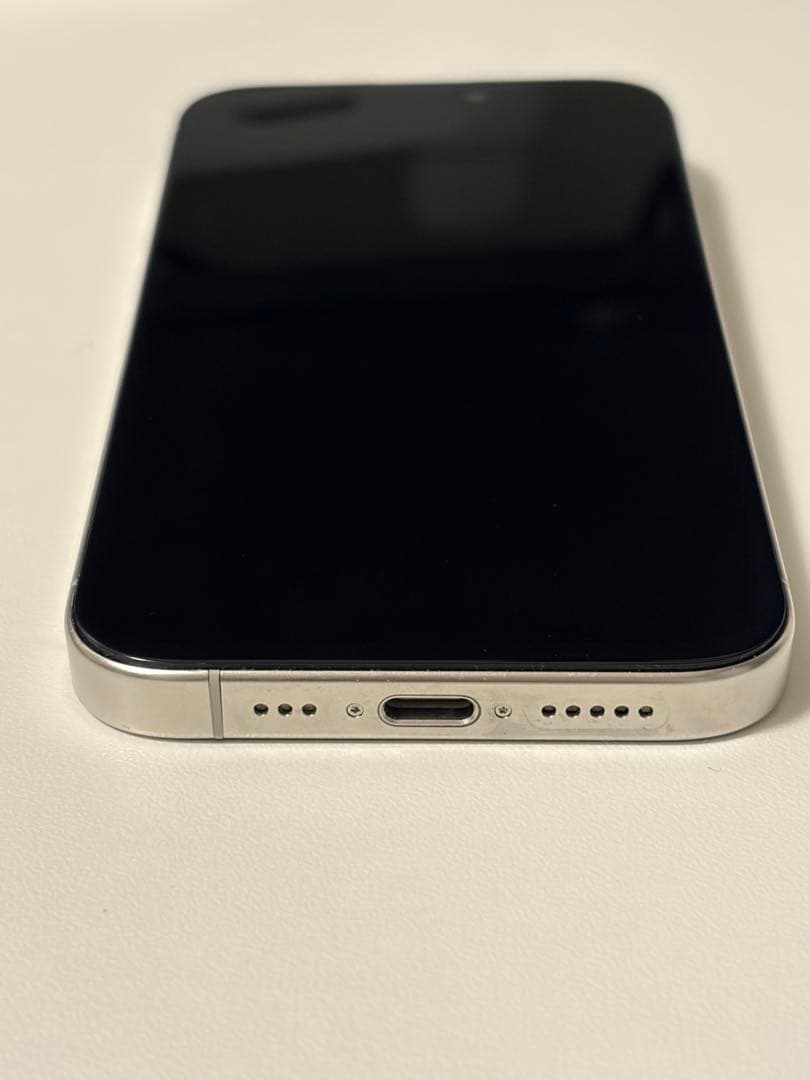 【姫　即購入】iPhone 15 Pro 128GB ホワイトチタニウム