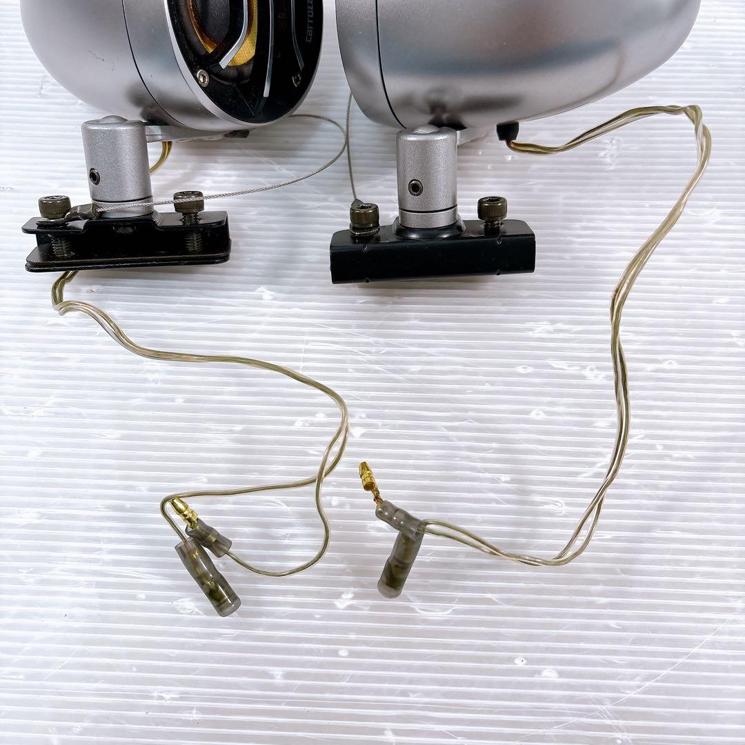 【極美品】carrozzeria 車用 スピーカー シルバーTS-STX99