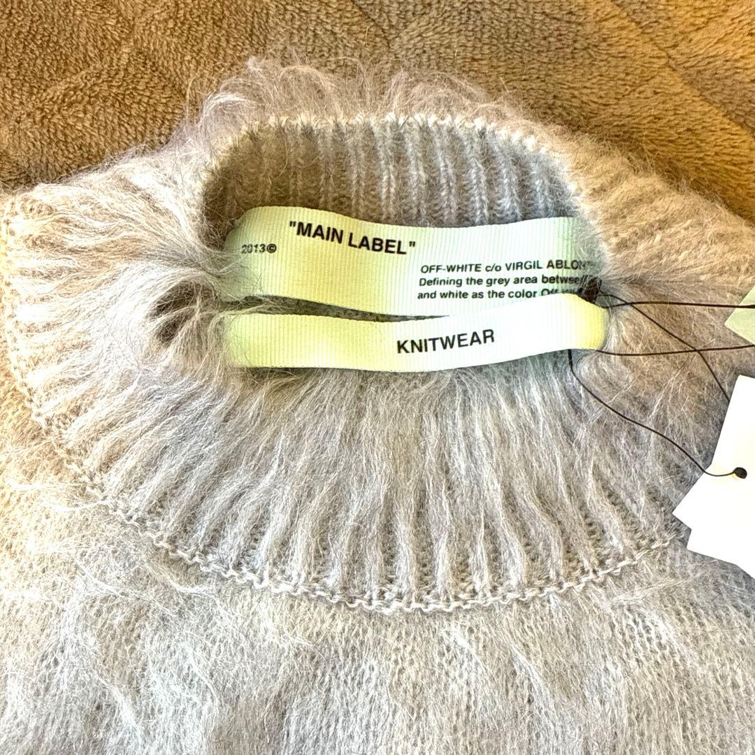 【新品・未使用】オフホワイト モヘアニット