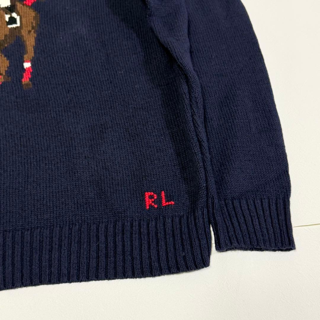 ポロラルフローレン 30周年記念 ポロベア ニット セーター ネイビー XL