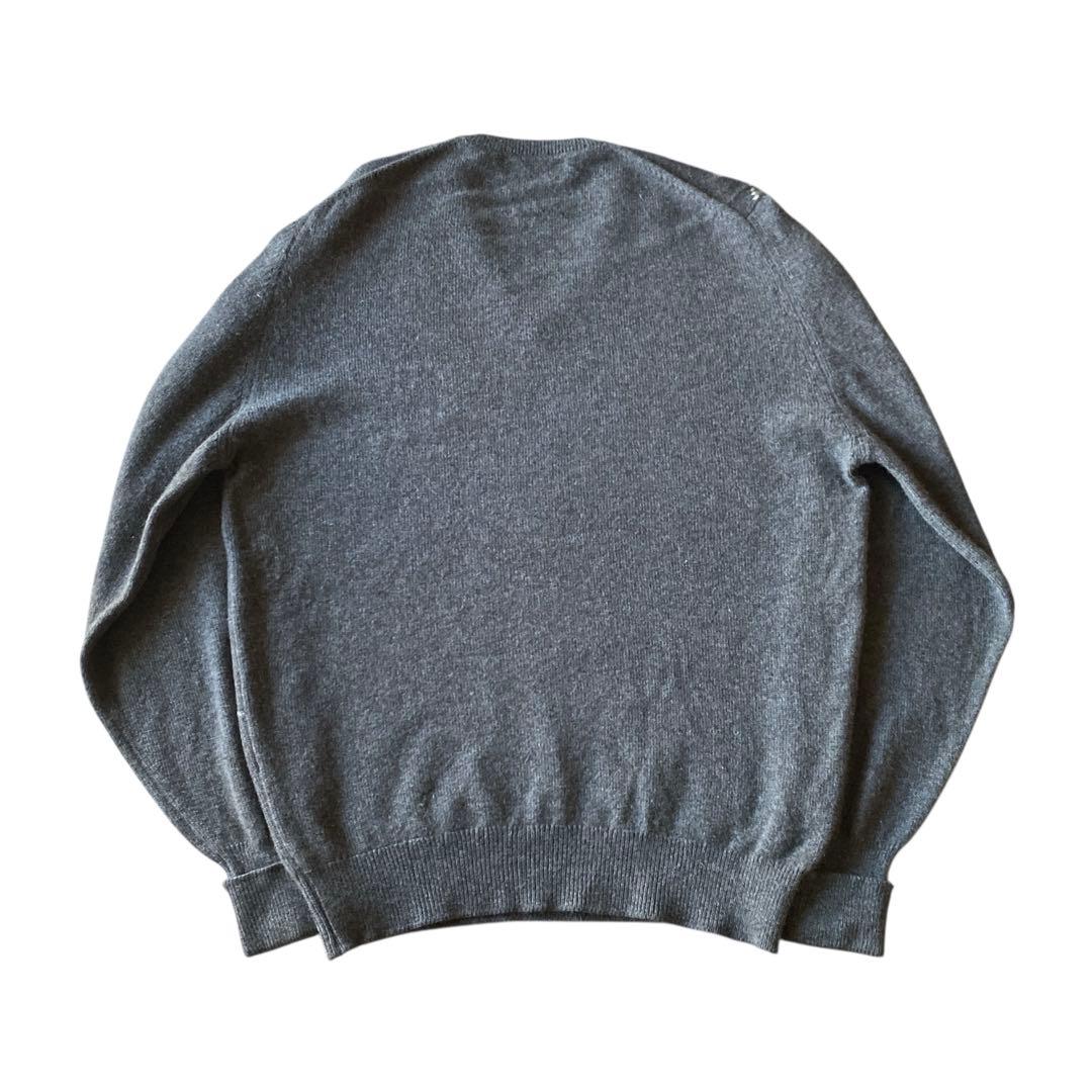 80s Pringle カシミヤニットセーター vネック アーガイル柄 42