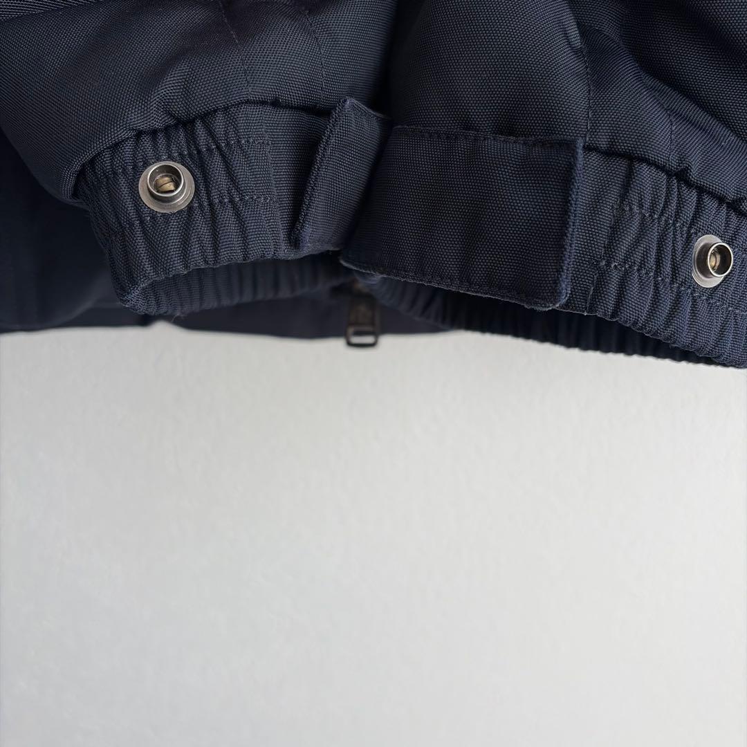 【美品/Lサイズ‼︎】モンクレール　ダウンジャケット　2way ネイビー　希少素材