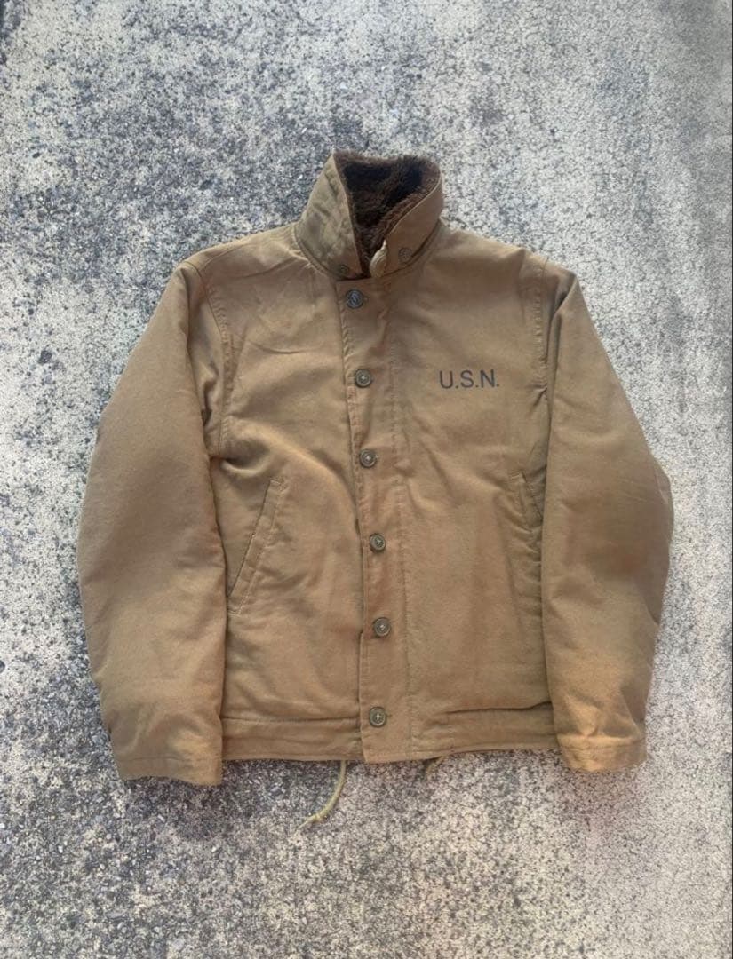 USN N-1 デッキジャケット　復刻　レプリカ　美品 アメカジ