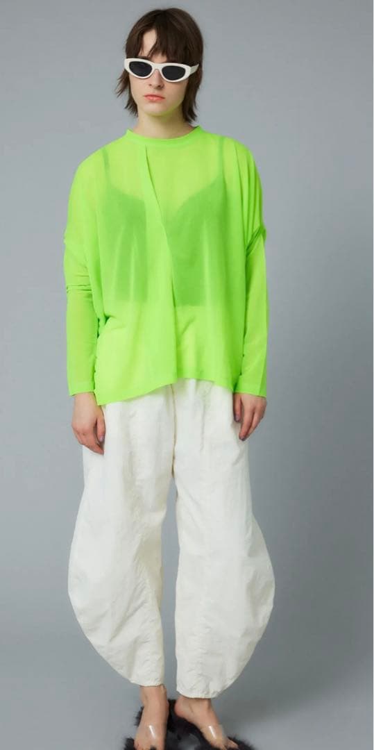 HeRIN.CYE Cocoon hem tafta pants 白