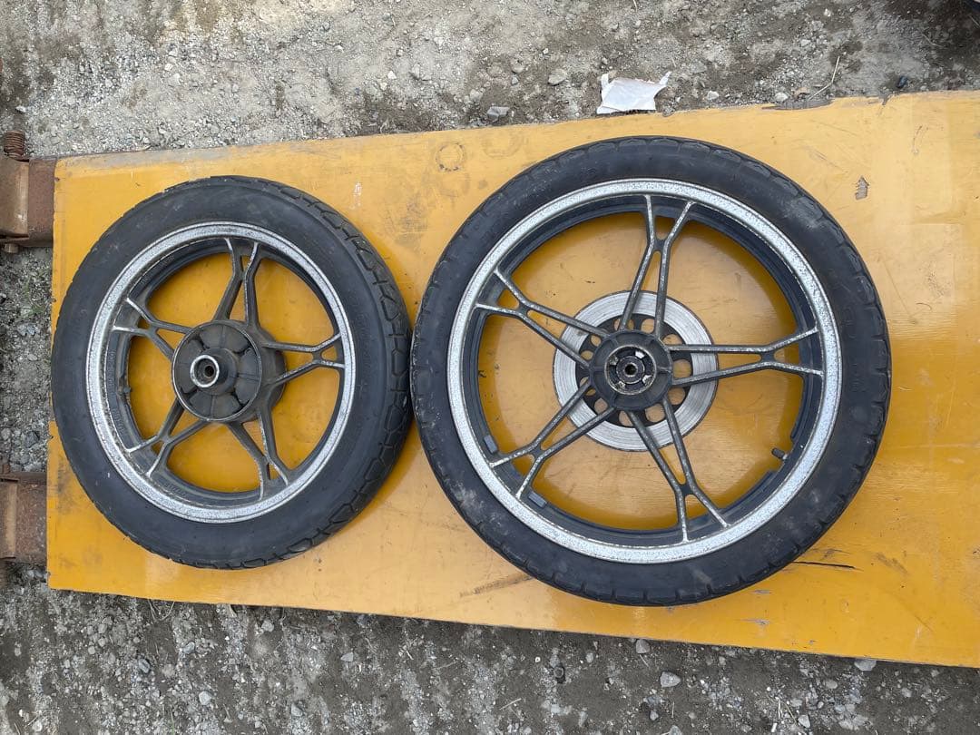 GN125H 純正ホイール 前後セット