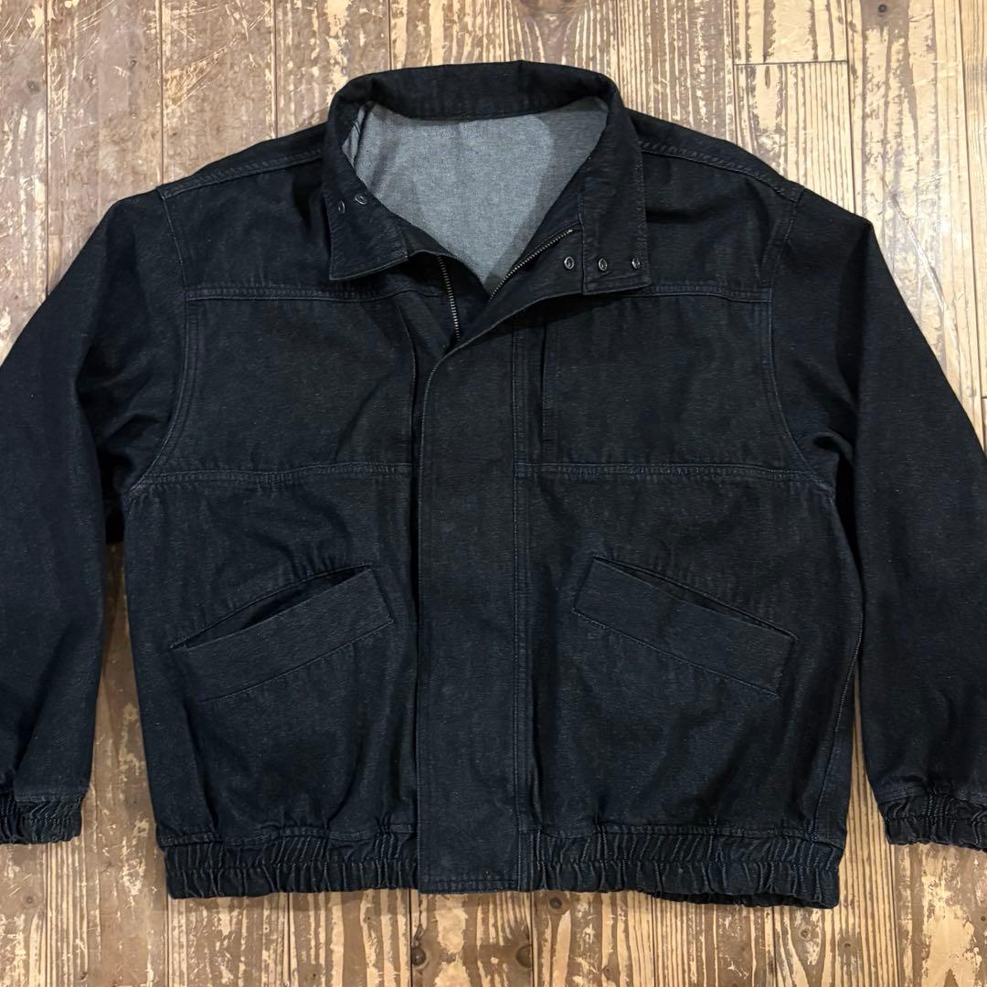 adam et rope デニム ボマージャケット ブラック M