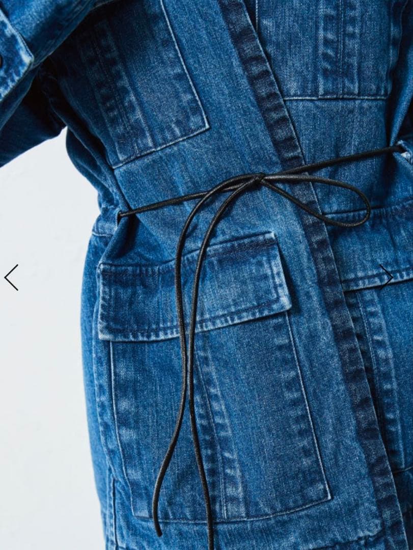 CINOH デニムノーカラージャケット ジャパンデニム