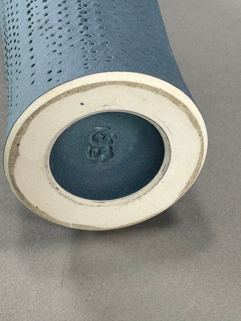 池坊　いけばな　大花器　花瓶　高さ54cm 陶花器　正明作 華道具 在銘　京焼