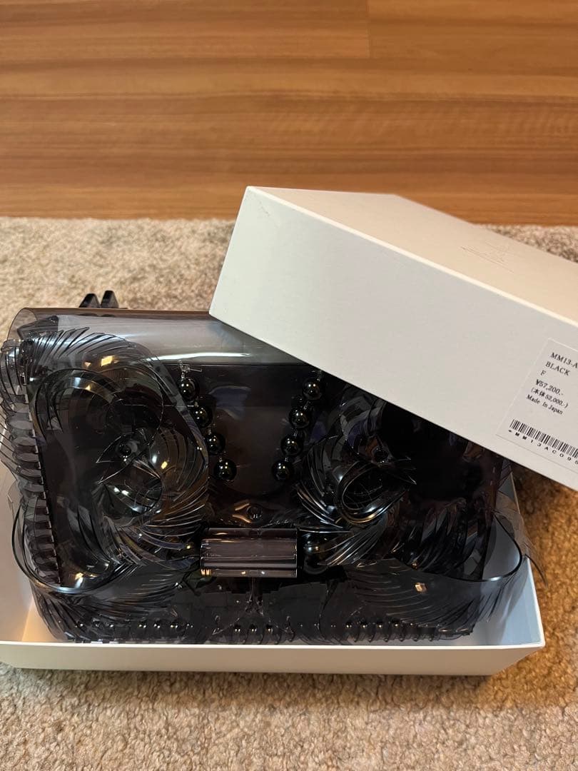 バッグ Transparent Sculptural Mini Chain Bag