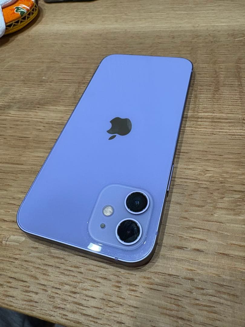 Apple iPhone12 パープル　128GB 91%