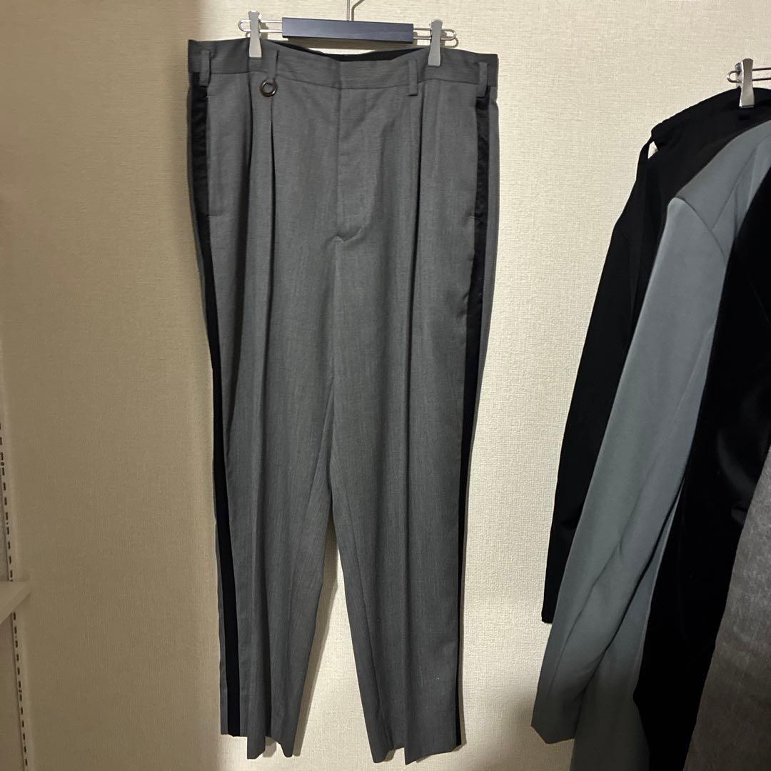 SOSHIOTSUKI 20aw サイドストライプパンツ　ワイド