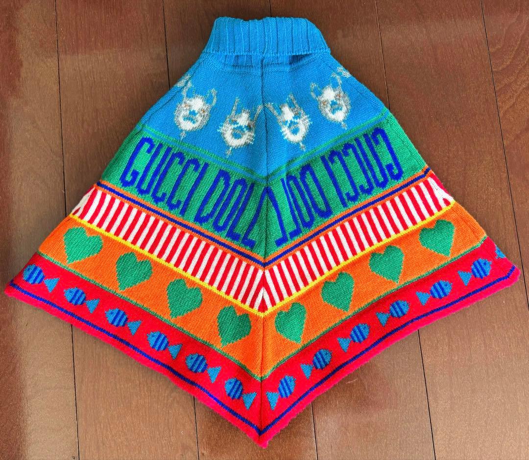 ち*こ様 GUCCI ウール100％ケープコート