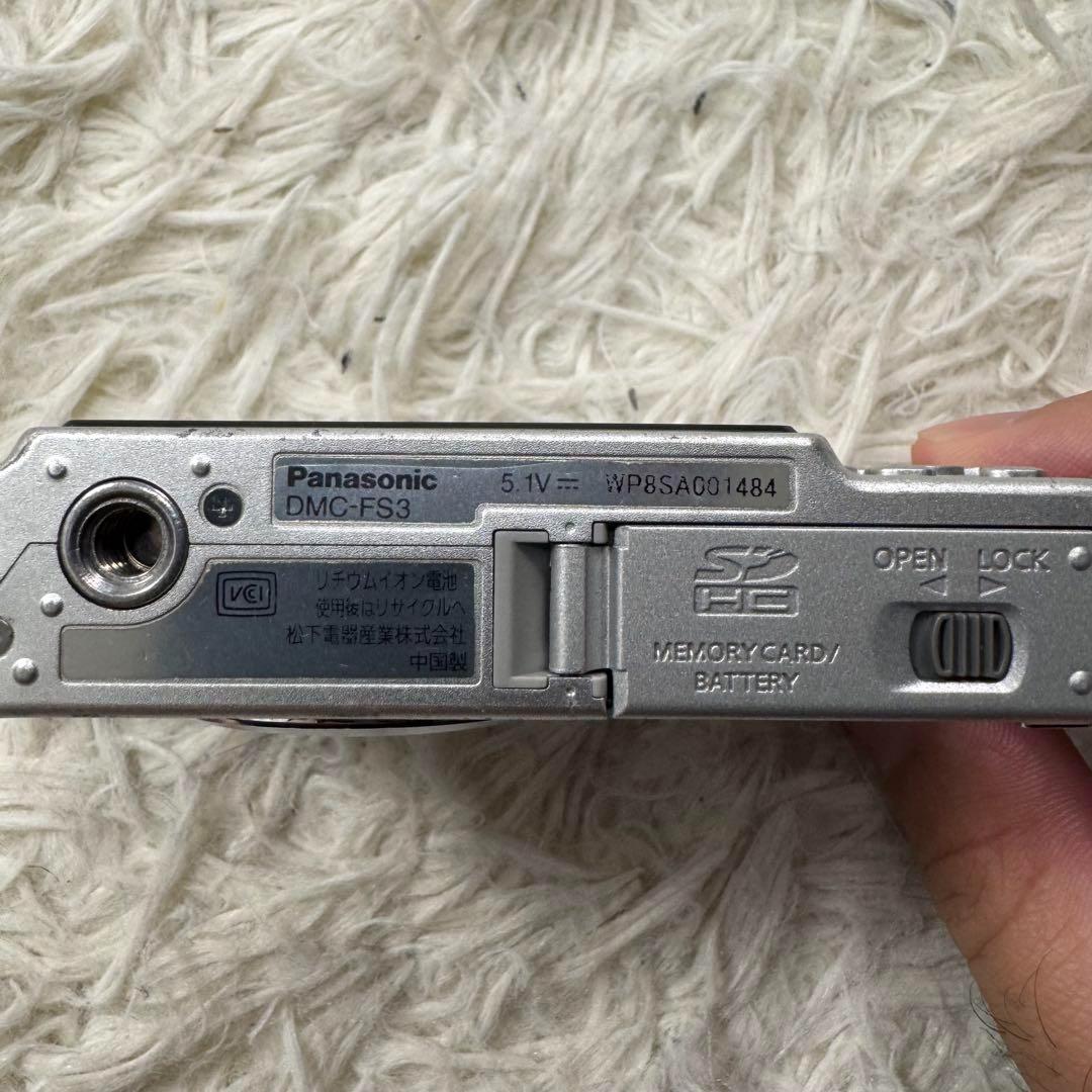 【動作確認済み】Panasonic DMC-FS3 シルバー　コンパクトデジカメ