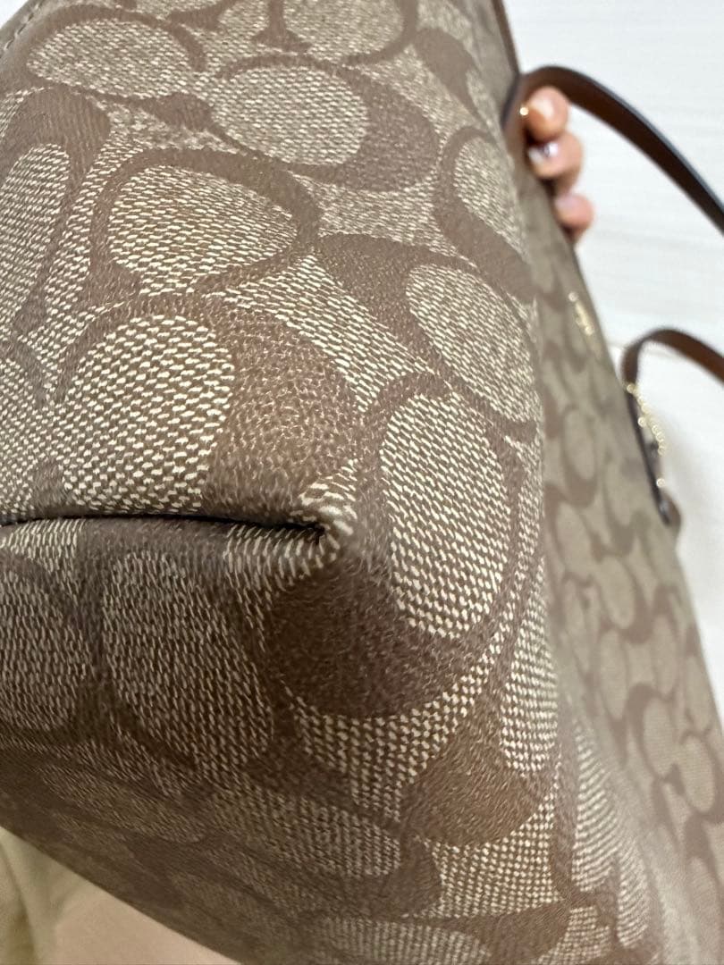 Coach ロゴプリント トートバッグ