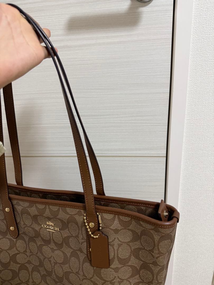 Coach ロゴプリント トートバッグ