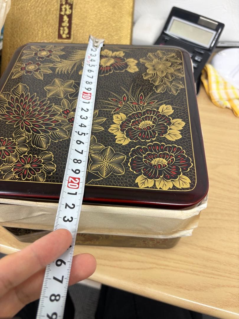 輪島塗　7寸二段重箱　2点セット