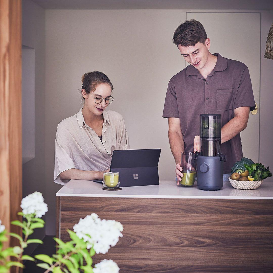 HUROM ヒューロム スロージューサー H310A ホワイト