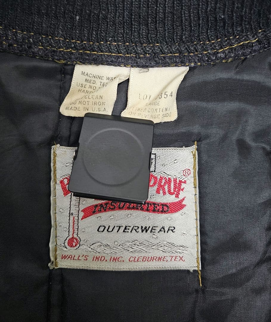 70s usa製 Walls BLIZZARD-PRUF ナイロン ベスト