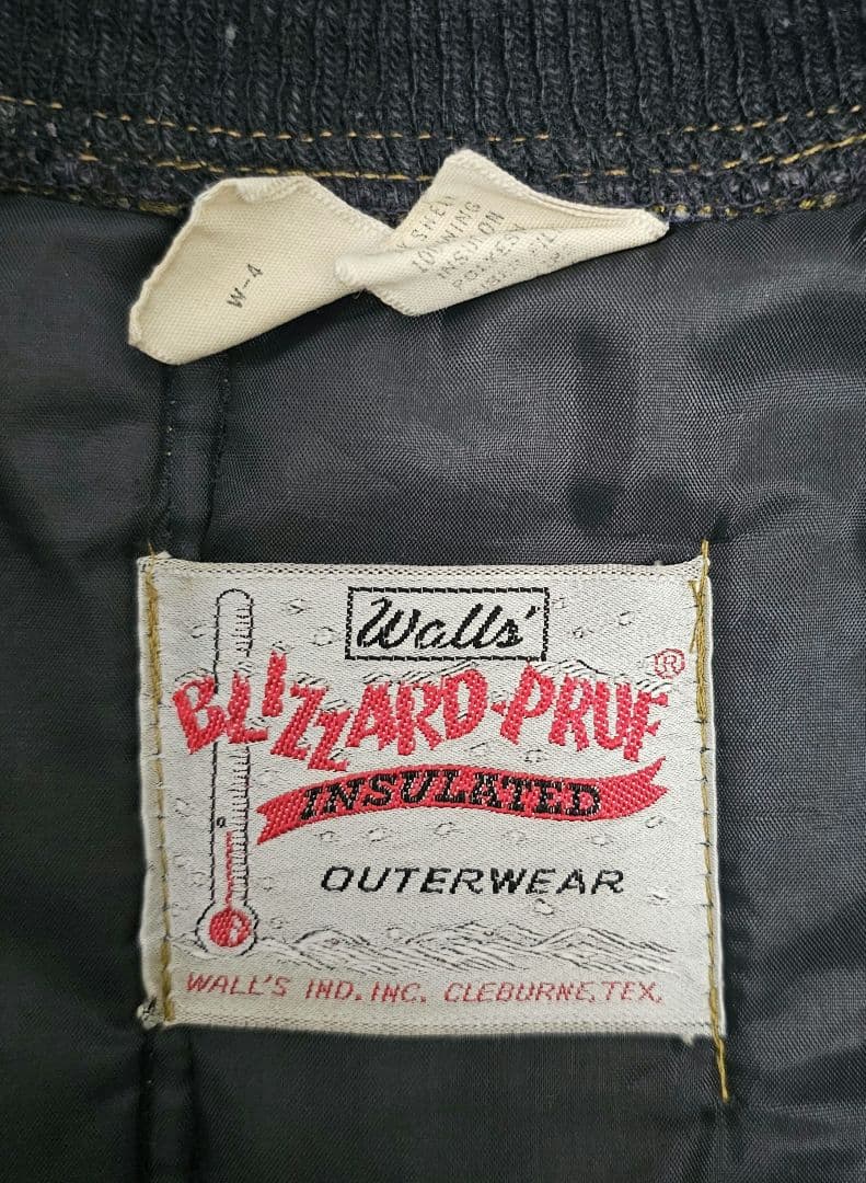 70s usa製 Walls BLIZZARD-PRUF ナイロン ベスト