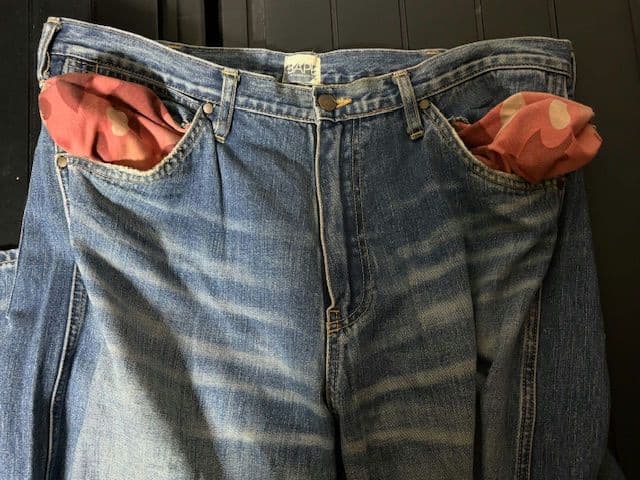 A BATHING APEデニム ロゴペイント