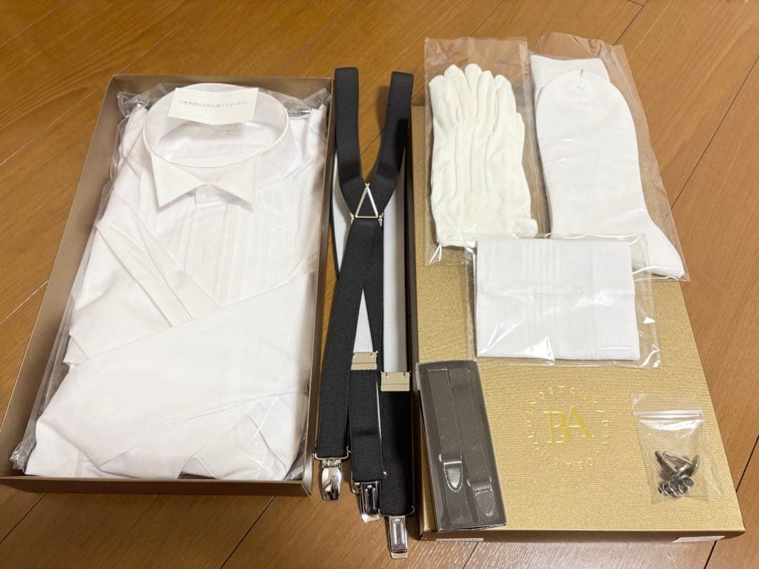 結婚式　新郎　小物セット　7点セット　箱付き