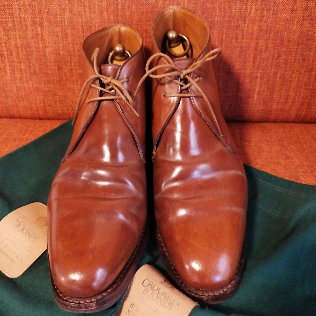 じ*ふ様 Crockett & Jones EVESHAM UK8E チャッカ