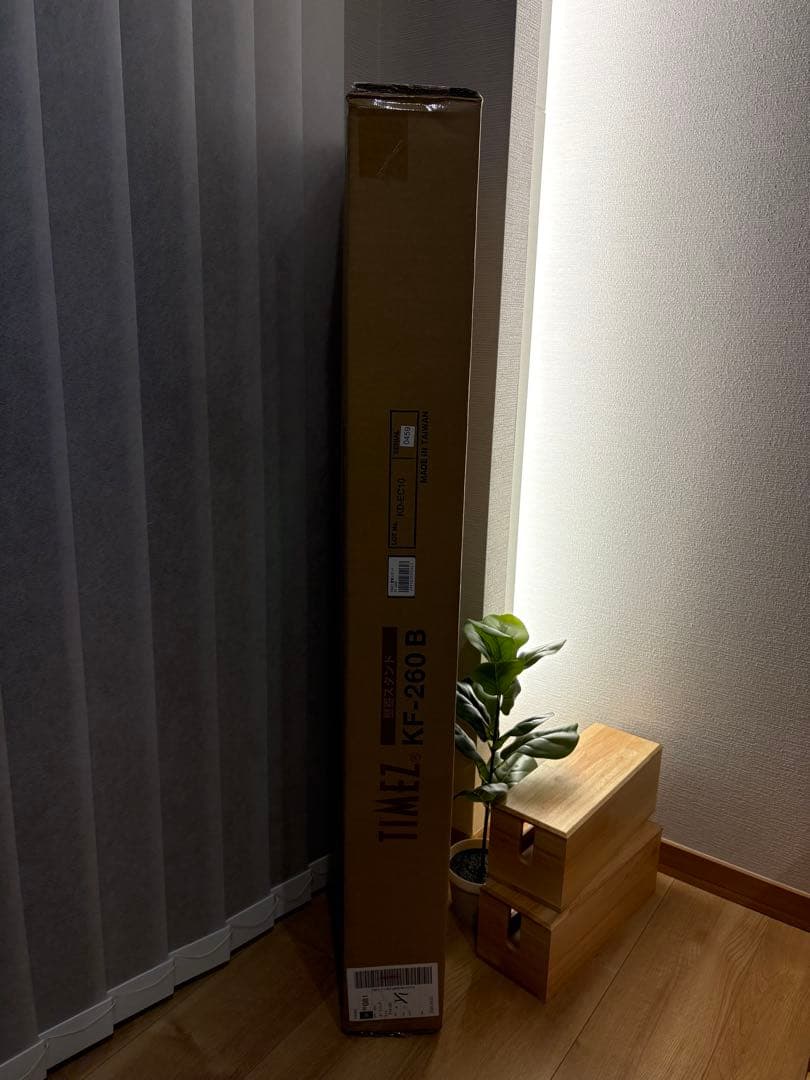 65V型対応　壁寄せスタンドKF-260B TIMEZブラック テレビ台