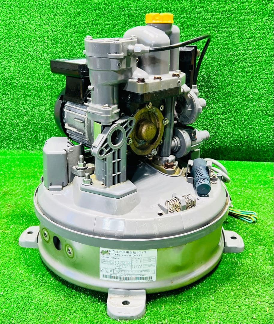 HITACHI 浅井戸用自動ポンプWT-P125W形 動作確認済み