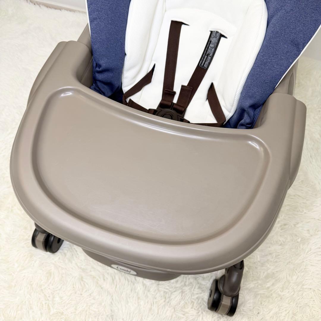 極美品 Combi ネムリラ ハイローチェア 手動 Simplight
