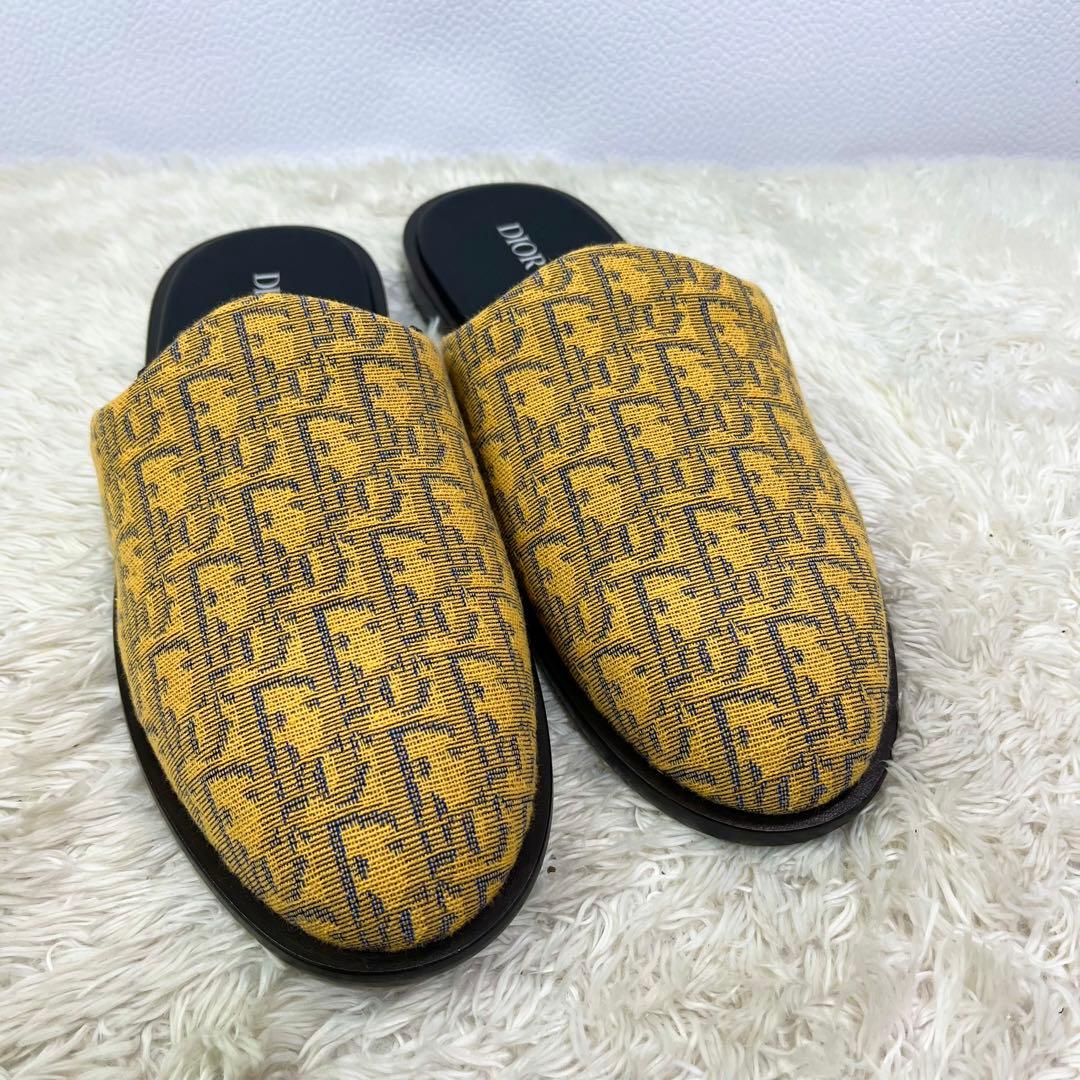 【美品】Dior ディオール オブリーク ミュール サンダル 43
