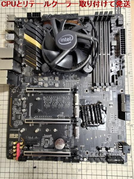 GIGABYTE Z490 VISION D とCorei3-10105Fセット