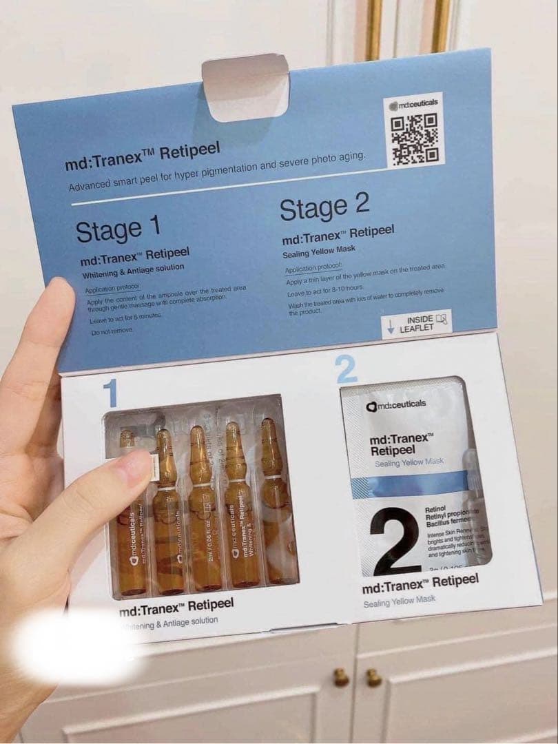 トラネックスレチピール1箱(5セット)＋シールパック5枚付き