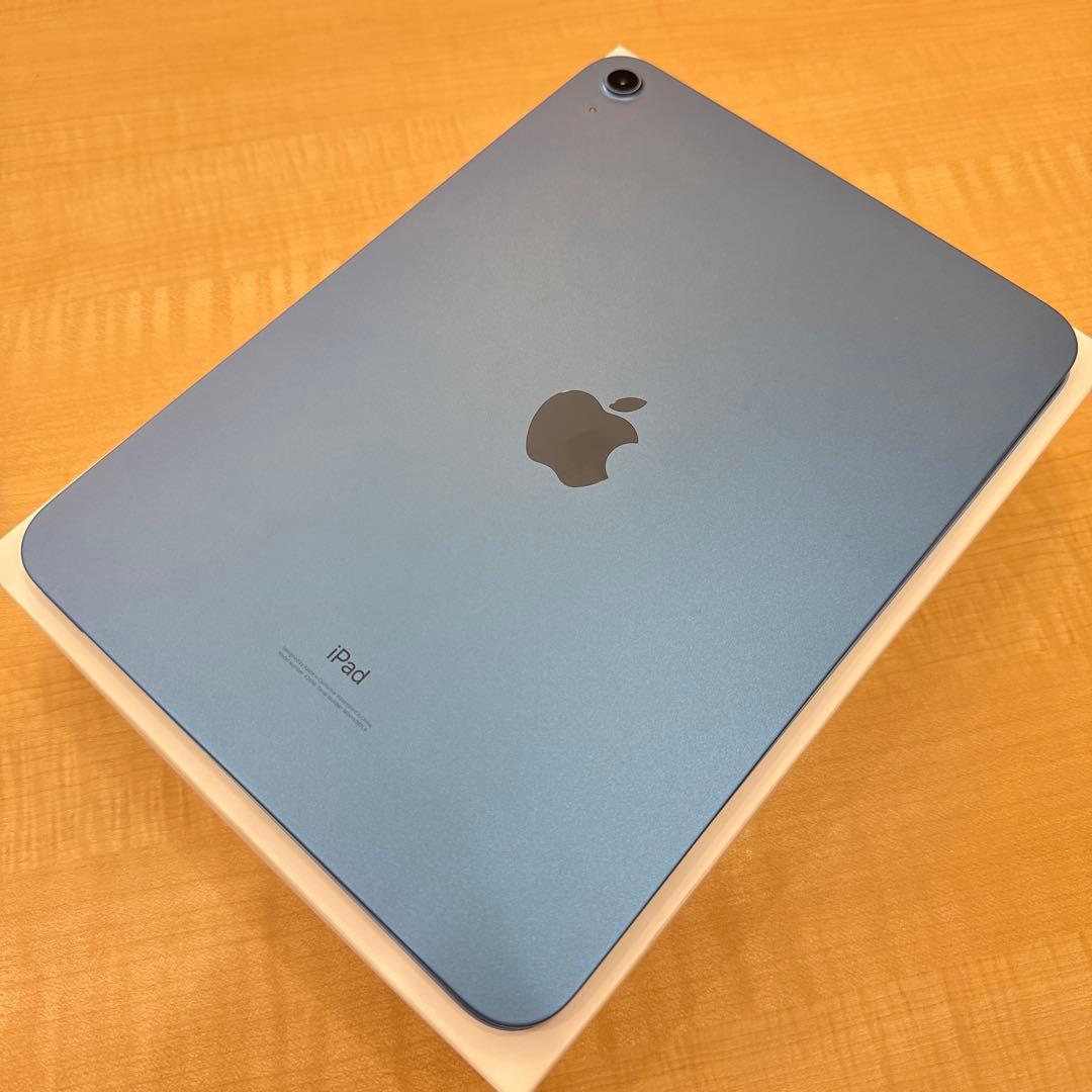 【美品】Apple iPad 第10世代 Wi-Fi 64GB ブルー 残保証有