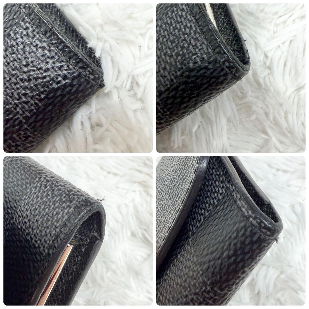 【付属品あり】ルイヴィトン 6連キーケース ダミエ グラフィット ミュルティクレ