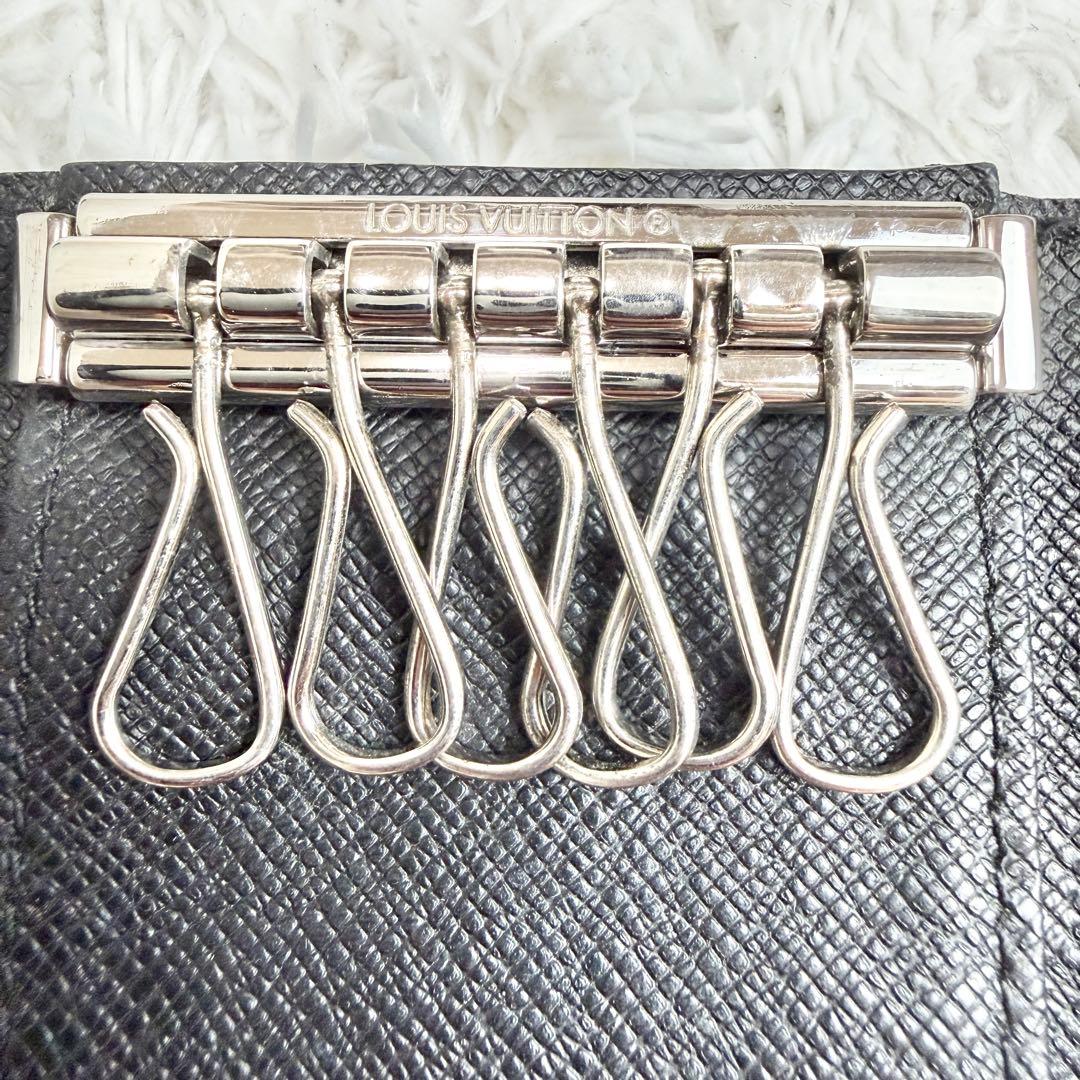 【付属品あり】ルイヴィトン 6連キーケース ダミエ グラフィット ミュルティクレ