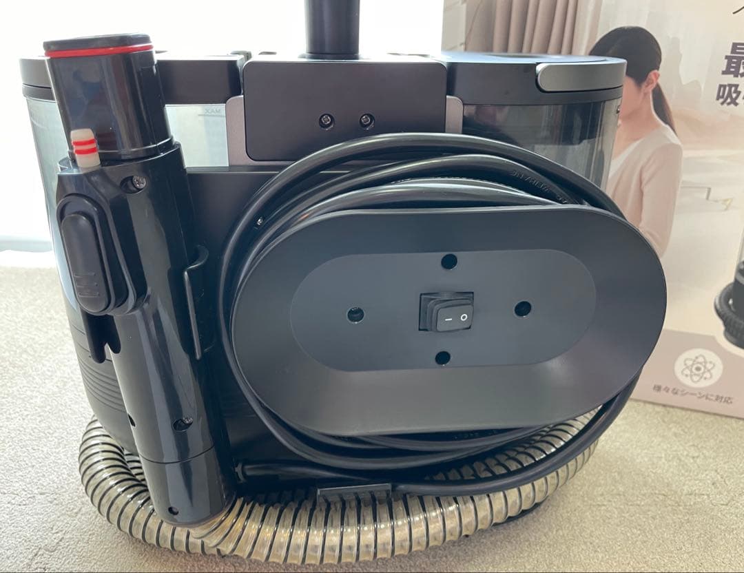 solemood カーペットクリーナー スチーム機能付 最大吸引力16000Pa