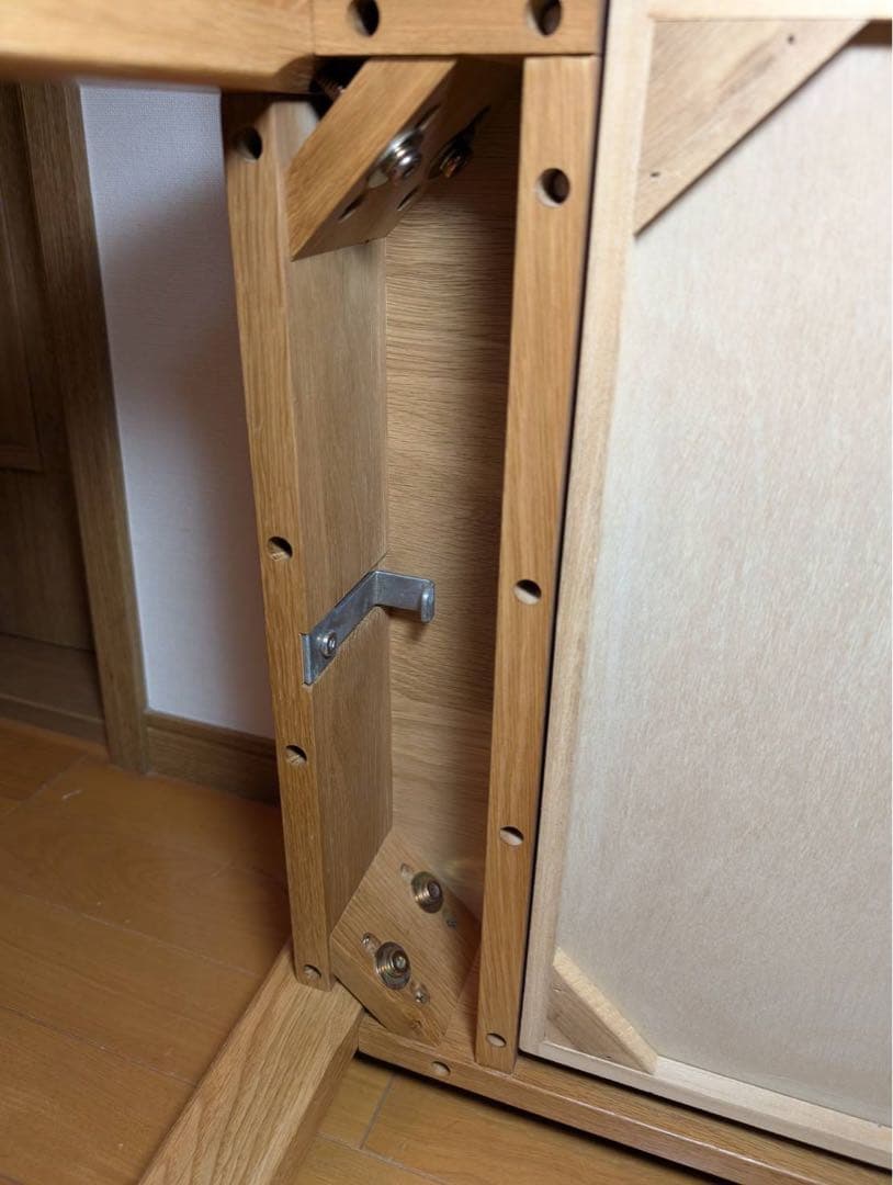 ■送料込■無印 MUJI 無垢材 木製デスク オーク材 事務デスク 学習机